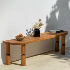Porta TV quercia 140x35x40h cm in legno - Fengshen