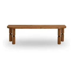Porta TV quercia 140x35x40h cm in legno - Fengshen
