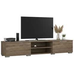 Porta TV rovere 172x39x33h cm 3 ante - Ammiro