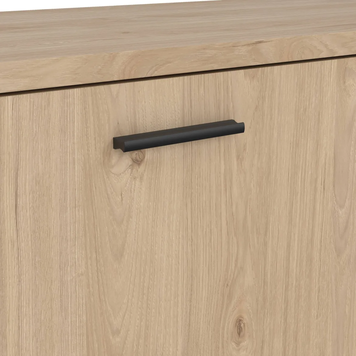 Porta TV rovere 147x39x56h cm 2 ante e 1 cassetto - elie