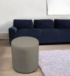 Pouf cilindrico tortora 40x40x42h cm - Lisboa