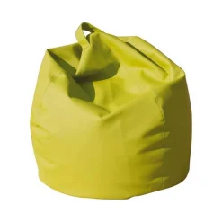 Pouf imbottito giallo 70x70x110h cm - Azelia