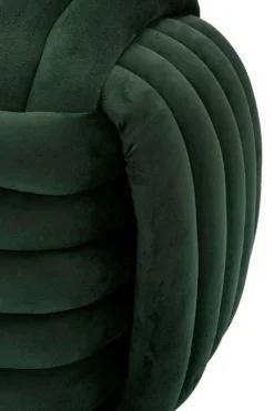 Pouf quadrato verde 45x45x45h cm - Bozzente
