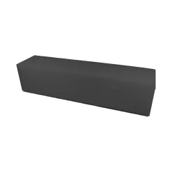 Pouf rettangolare grigio 180x40x42h cm - Apecchio
