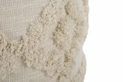 Pouf rotondo bianco 40x40x40h cm - Khaled