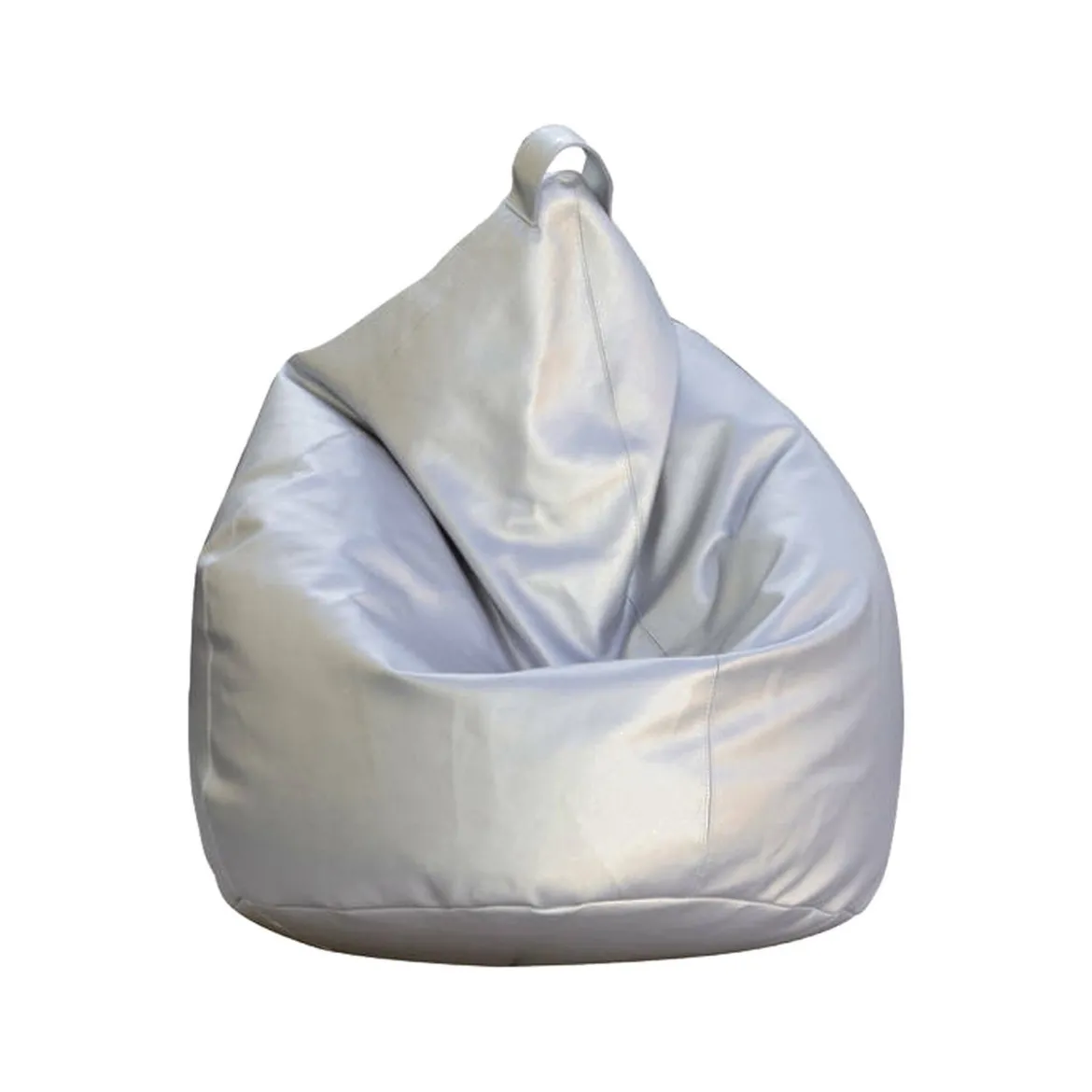 Pouf sacco argento 80x80x120h cm - Azelia