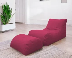 Pouf sacco fucsia 120x80x60h cm - Alton