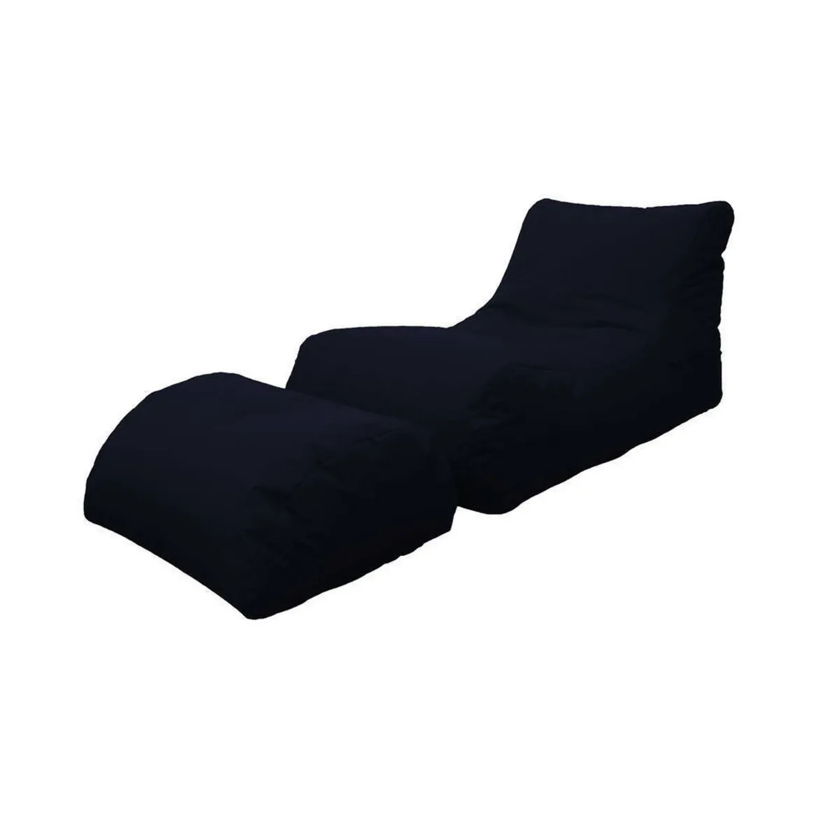 Pouf sacco nero 120x80x60h cm - Alton