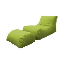 Pouf sacco verde 120x80x60h cm - Alton