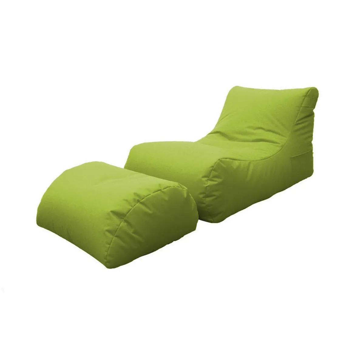 Pouf sacco verde 120x80x60h cm - Alton