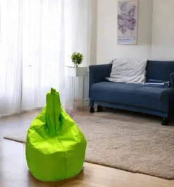 Pouf sacco verde 80x80x120h cm - Angillina