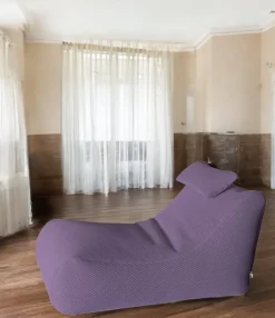 Pouf sacco viola 70x120x65h cm - ??hck