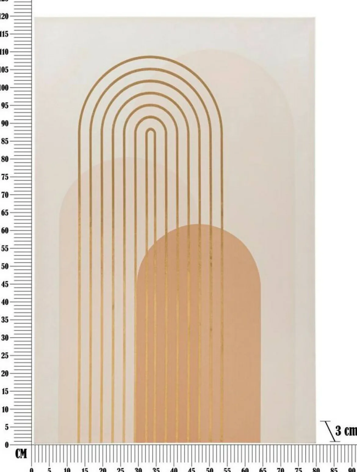 Quadro Richard, 80x3 h120 cm, Multicolore