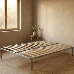 Rete letto matrimoniale Al, 100% Made in Italy, Cm 160x190h 31