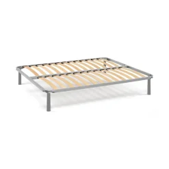 Rete letto matrimoniale Al, 100% Made in Italy, Cm 160x190h 31