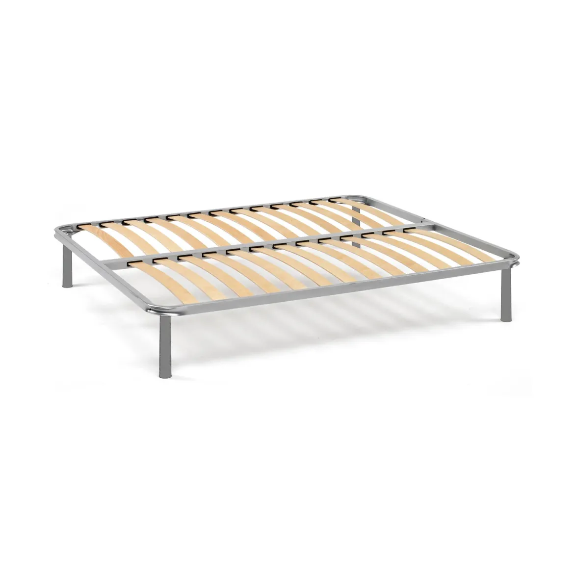 Rete letto matrimoniale Al, 100% Made in Italy, Cm 160x190h 31
