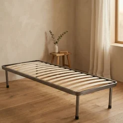 Rete letto singolo Ischia, 100% Made in Italy, 80x190h30 cm