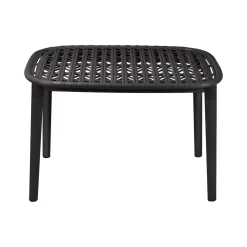 Salotto da balcone design 2 poltrone e tavolino antracite - Kupang