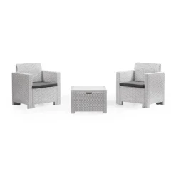 Salotto da esterno poltrone bianco - Apis