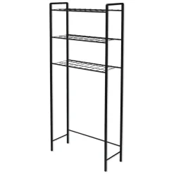 Scaffali Nero 3 Ripiani 52x24x150h cm, - Maniace