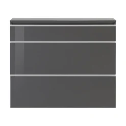 Scarpiera 3 ante antracite lucida 120x108h cm - Amuri