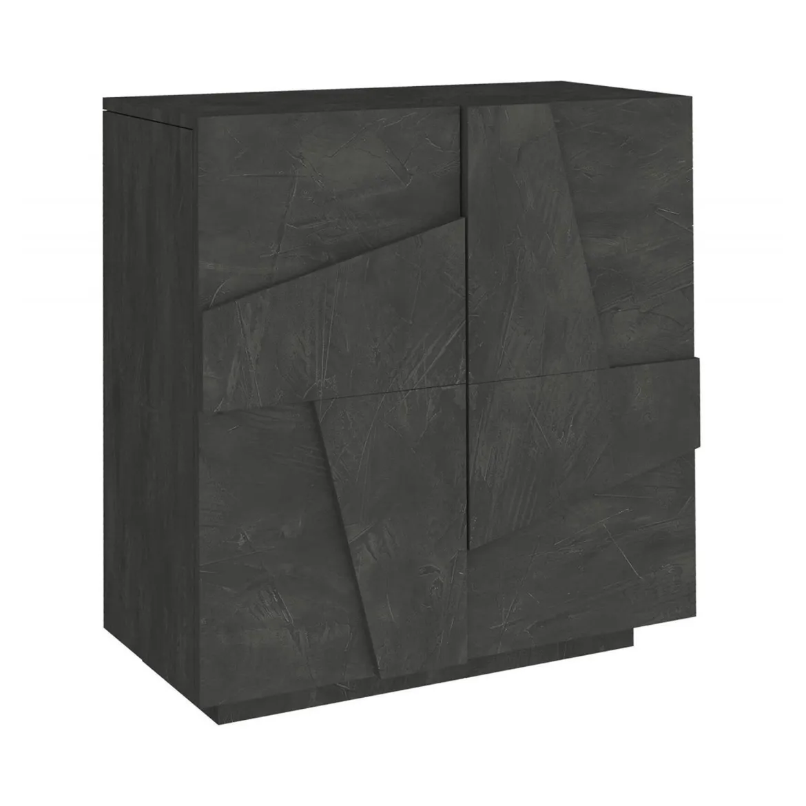 Scarpiera 2 ante ardesia 81x86h cm - Apetta