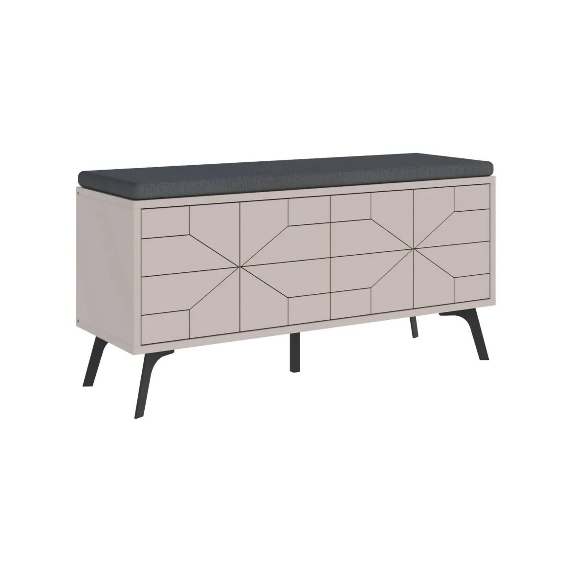 Scarpiera 4 ante beige 107x55h cm - Velma
