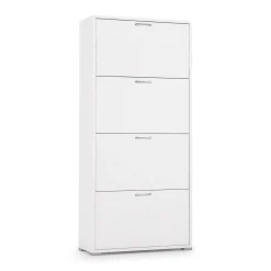 Scarpiera 4 ante bianca 67x147h cm - Adeindein