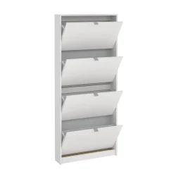Scarpiera 4 ante bianca 70x162h cm - Desideria