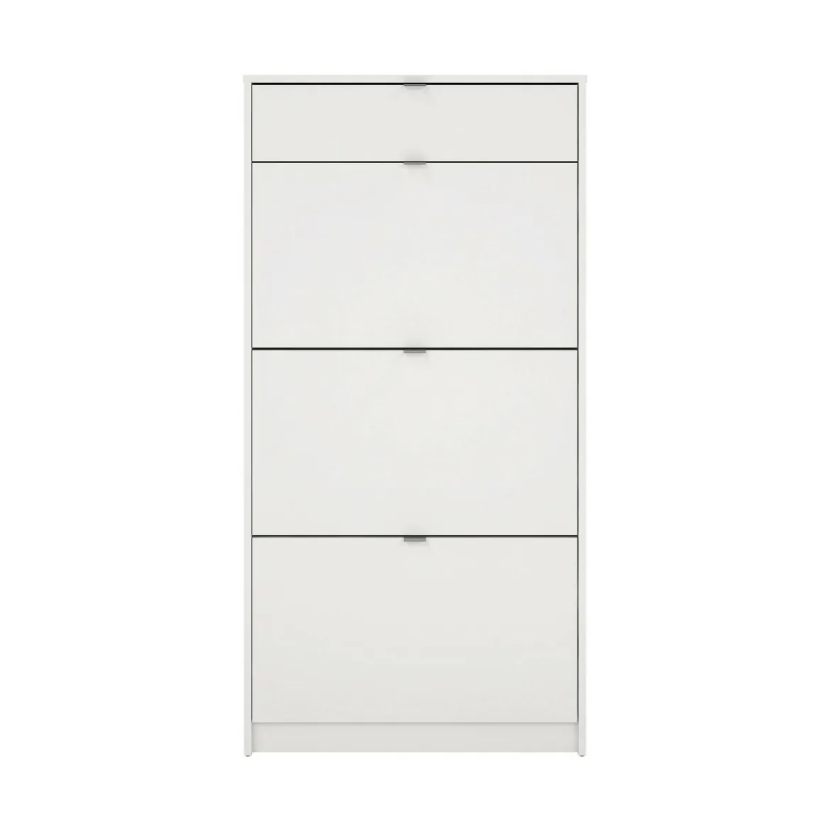 Scarpiera 3 ante e 1 cassetto bianca 70x139h cm - Mandukhai