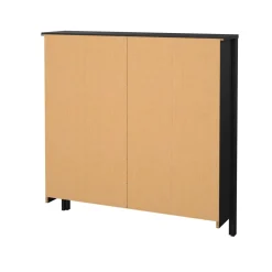 Scarpiera 4 ante nera 102x102h cm - Actinidia
