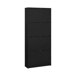 Scarpiera 4 ante nera 70x162h cm - Epidoto