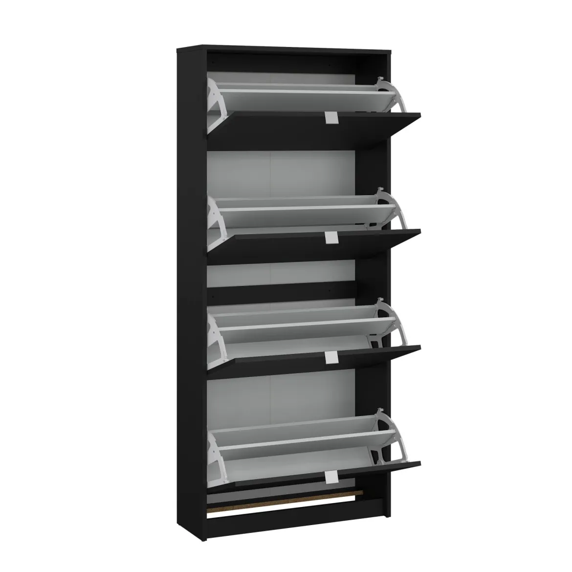 Scarpiera 4 ante nera 70x162h cm - Epidoto