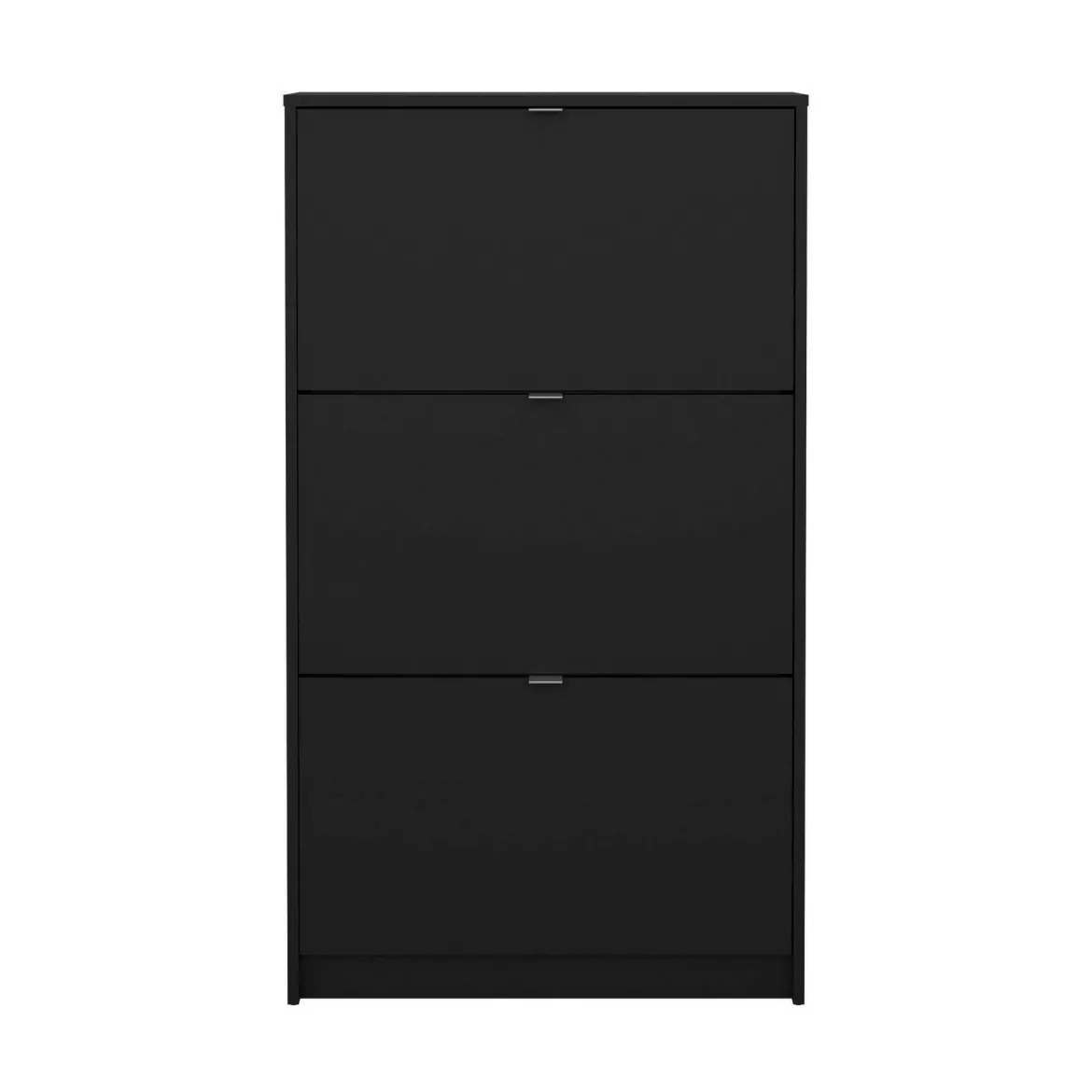 Scarpiera 3 ante nera 70x123h cm - Irina