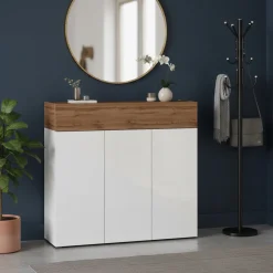 Scarpiera 4 ante rovere 114x100h cm - Griselda