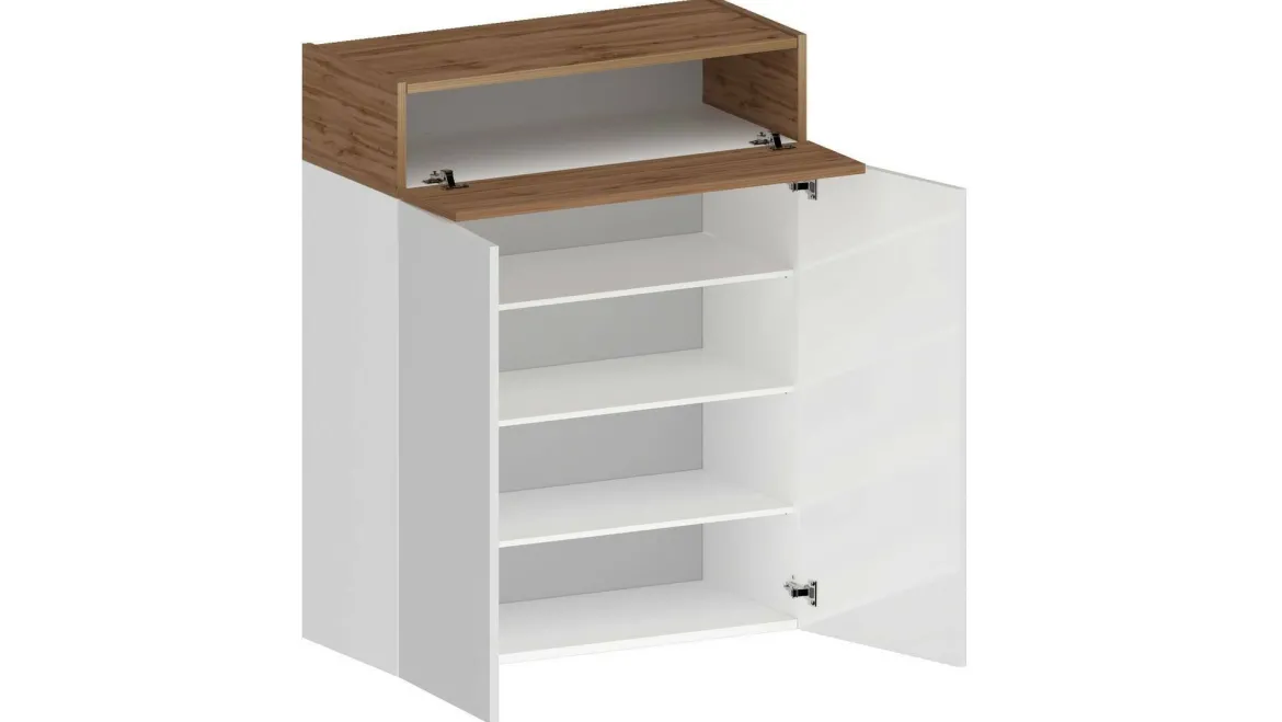 Scarpiera 3 ante rovere 76x100h cm - Nala
