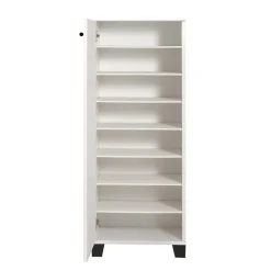 Scarpiera bianca e nera 50x127h cm - Kika