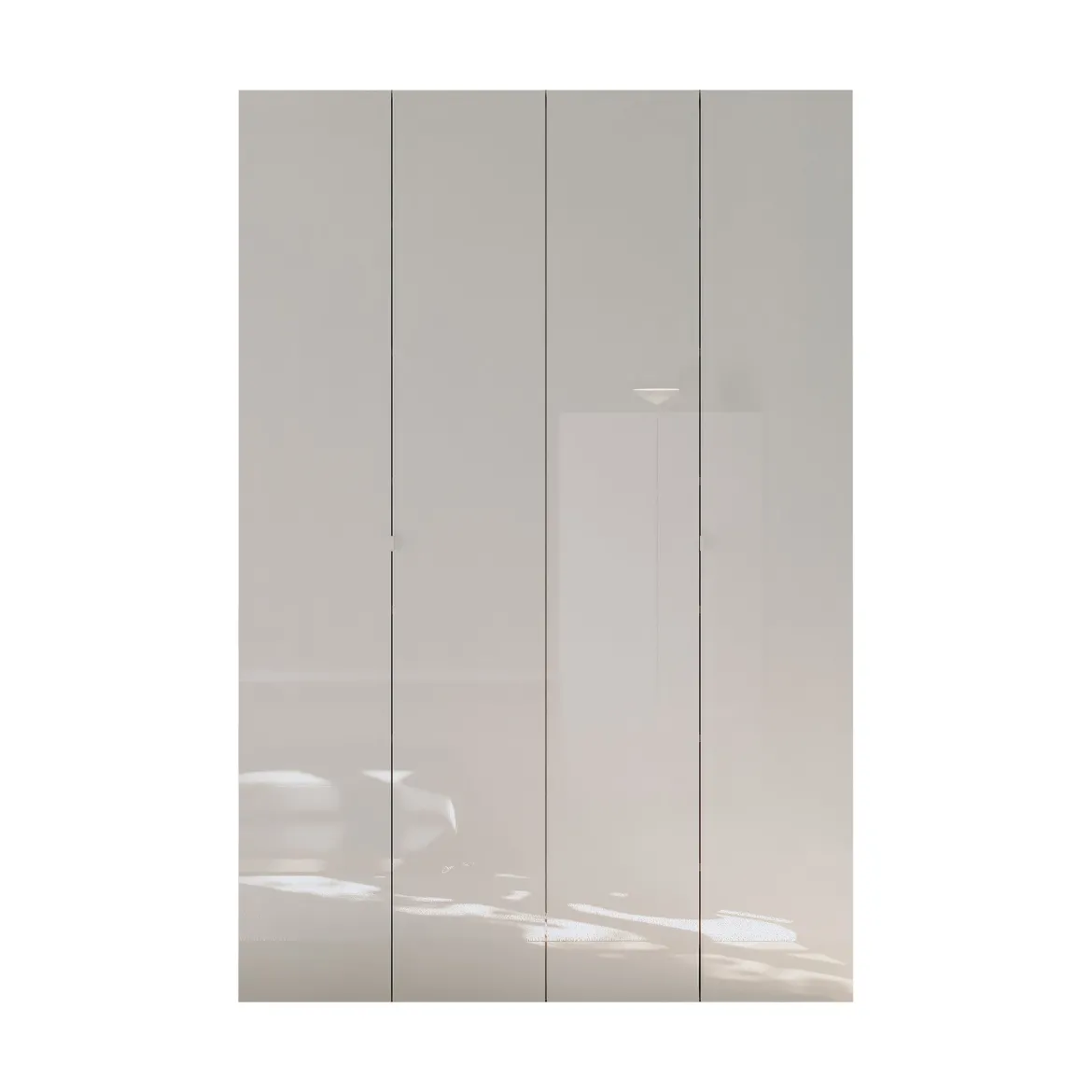 Scarpiera Bianco Lucido 12 Ripiani 42 Paia 126x35x186h cm, 14 Vani - Spessa