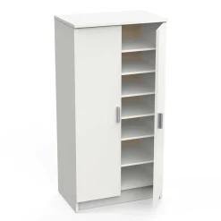 Scarpiera classica 2 ante bianca opaca 54x108h cm - Abram