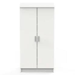 Scarpiera classica 2 ante bianca opaca 54x108h cm - Abram