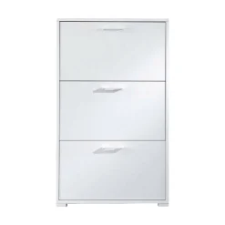 Scarpiera classica bianca 67x112h cm in legno - Axinite