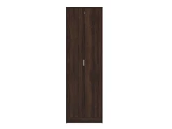 Scarpiera Marrone Noce 6 Ripiani 2 Ante 60x33x191.5h cm, Maniglie Incluse - Delizia