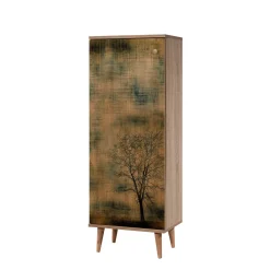 Scarpiera quercia e gialla 50x135h cm - Dacrydium
