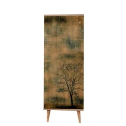 Scarpiera quercia e gialla 50x135h cm - Dacrydium
