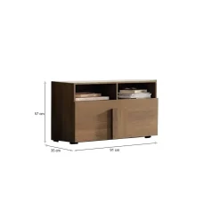 Scarpiera rovere 91x57h cm - Indang