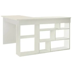 Scrivania angolare bianca 129x120cm - Altin
