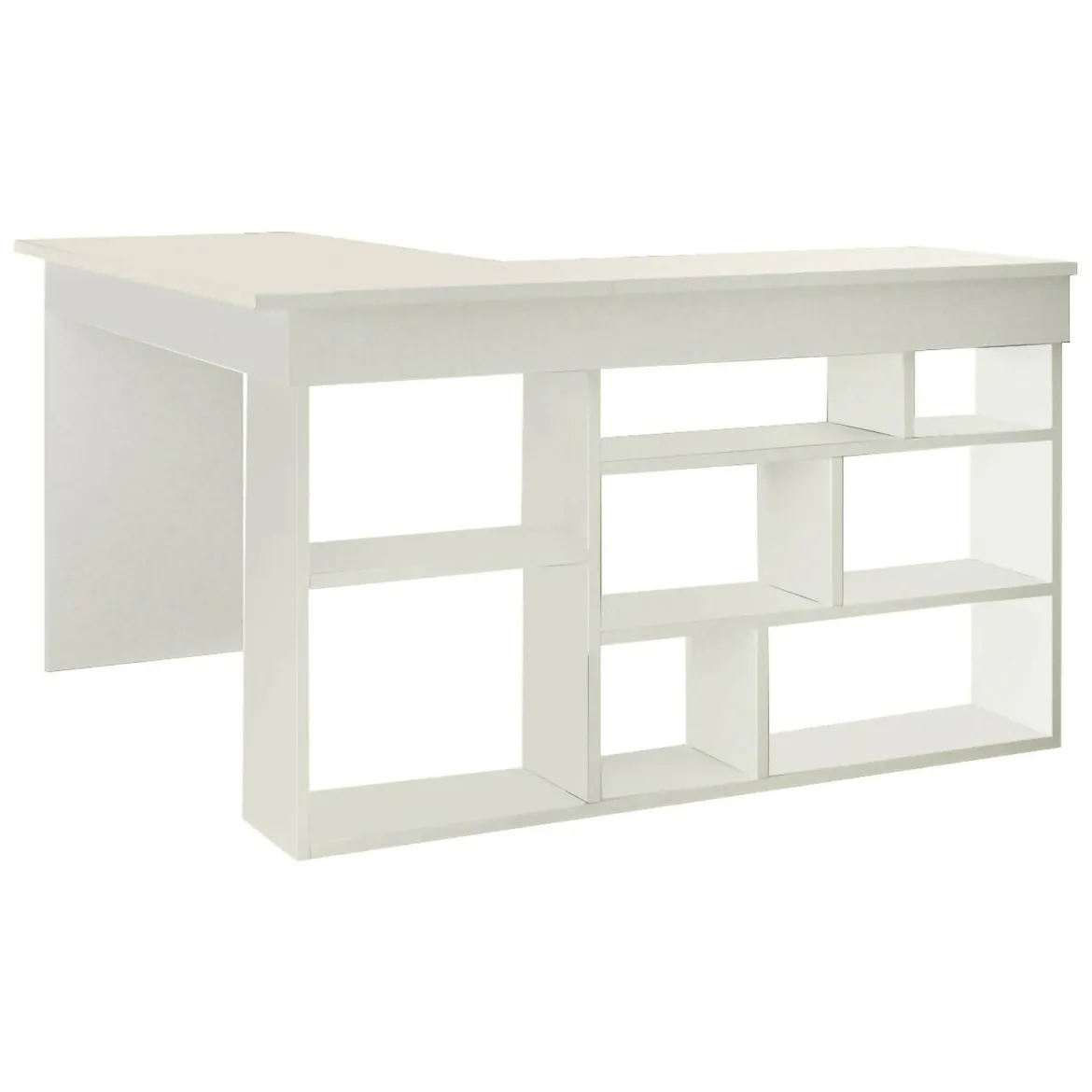 Scrivania angolare bianca 129x120cm - Altin