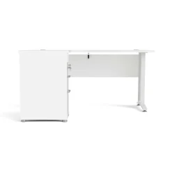 Scrivania angolare bianca 159x150cm da ufficio - Alfango