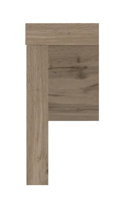 Scrivania angolare rovere 180x60cm con 3 cassetti - Ascuby