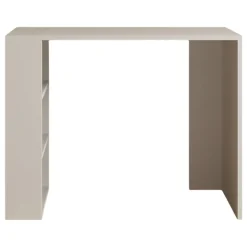Scrivania Beige 3 Ripiani 3 Vani 90x50x70h cm, con Libreria - Torrile